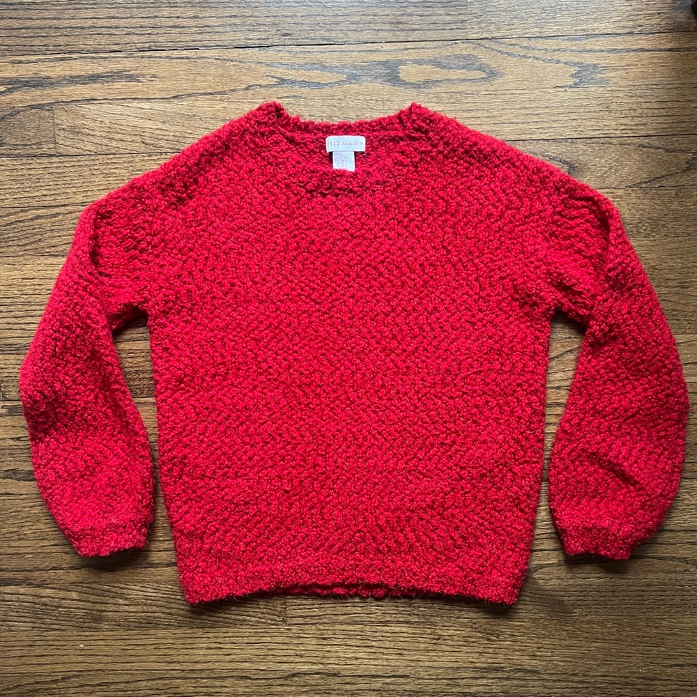 Super soft rich red sweater
